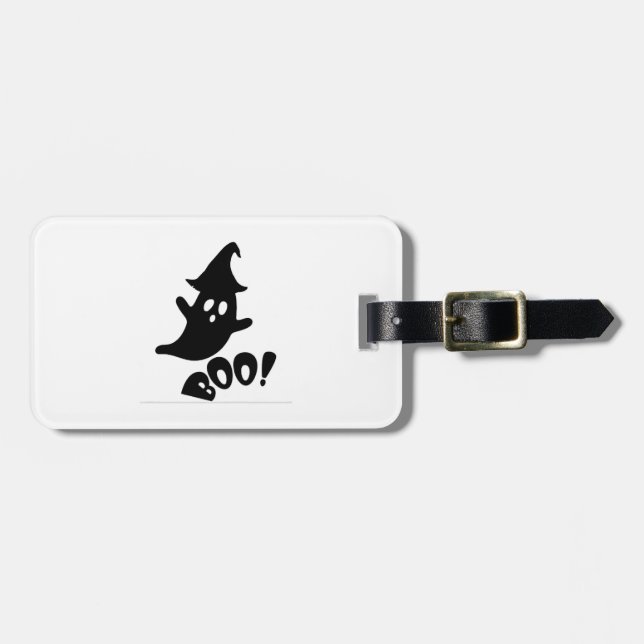 Halloween boo                 luggage tag (Front Horizontal)
