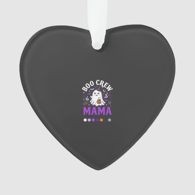Halloween Boo Mama Magic Ornament (Front)