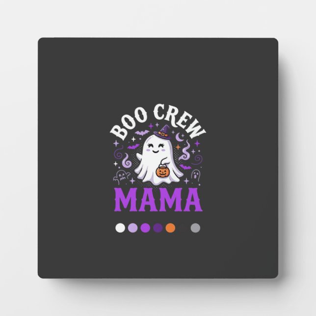 Halloween Boo Mama Magic Plaque (Front)