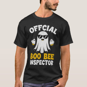 Halloween Boo Official Bee Inspector Funny Costume T-Shirt