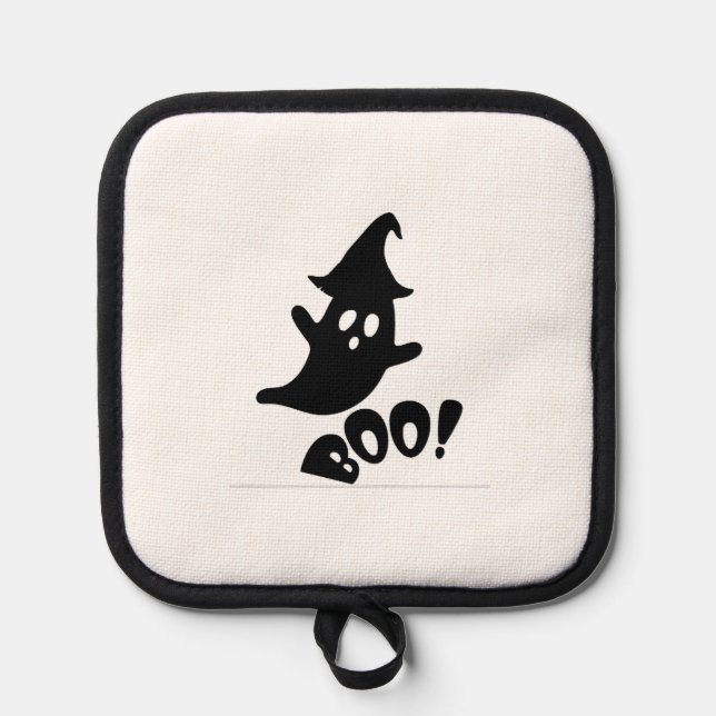 Halloween boo                 pot holder (Front)
