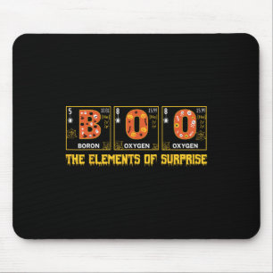 Halloween Boo School Chemistry Nerd Physics Pumpki Mouse Mat
