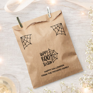 Halloween Boo Season   Modern Stylish Candy Favour Bags