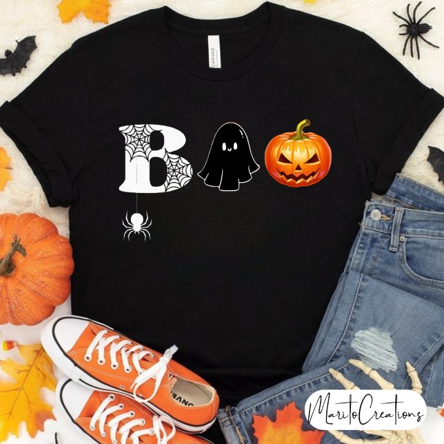 Halloween Boo Shirt, Spooky Boo, Creepy Shirt (Creator Uploaded)