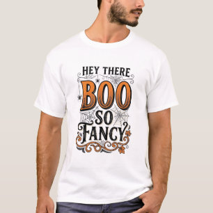 Halloween Boo Shirt Vintage Engraving Spooky Cute