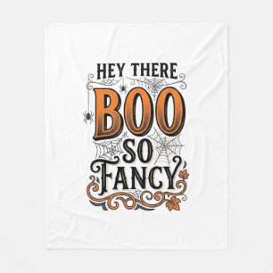 Halloween Boo Shirt Vintage Engraving Spooky Cute Fleece Blanket