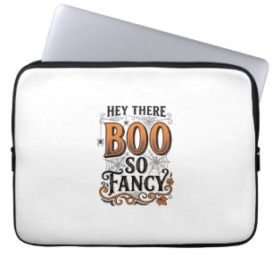 Halloween Boo Shirt Vintage Engraving Spooky Cute Laptop Sleeve