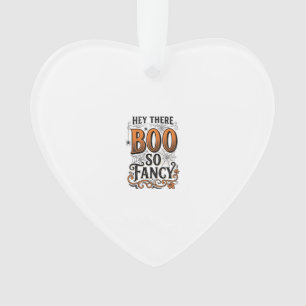 Halloween Boo Shirt Vintage Engraving Spooky Cute Ornament