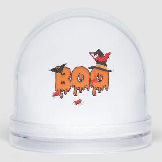 HALLOWEEN Boo             Snowglobe