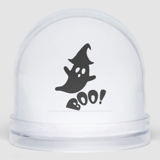 Halloween boo                 snowglobe