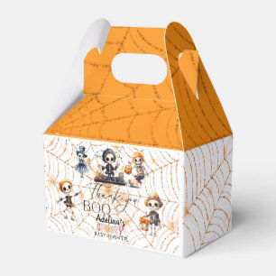 Halloween Boo Spooky Skeletons Costume Baby Shower Favour Box