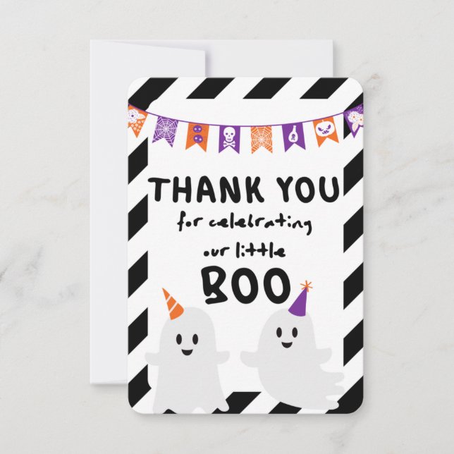 Halloween Boo Thank You Card (Front)