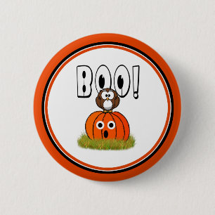 Halloween BOO to You, Too! 6 Cm Round Badge