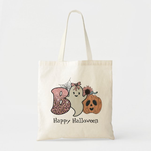Halloween boo tote Bag (Front)