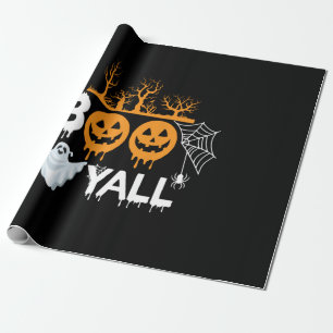 Halloween Boo Yell Halloween Birthday Wrapping Paper