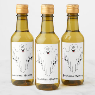 Halloween Boo(ze) Wine Label