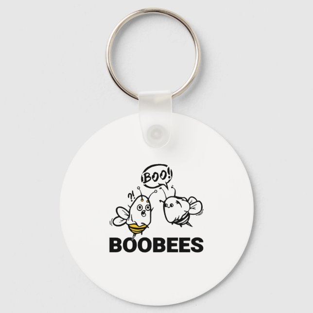 Halloween BooBees Key Ring (Front)
