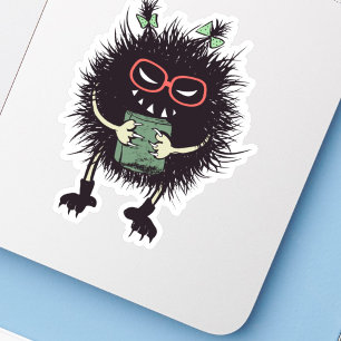 Halloween Book Lover Character Creepy Cute