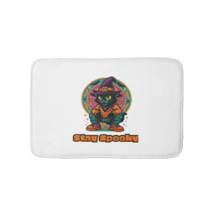 Halloween Bookish  Spookily Cozy and Cleverly Lite Bath Mat