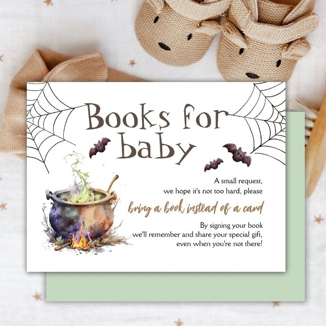 Halloween Books for Baby Request Gender Neutral Enclosure Card (Creator Uploaded)