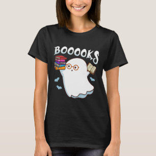 Halloween Books Librarian English Teacher Reader R T-Shirt
