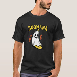 Halloween Boonana Banana Ghost Funny Spooky Costum T-Shirt