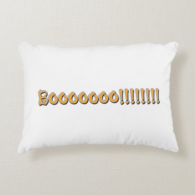 Halloween Booooooooo! Decorative Cushion (Front)