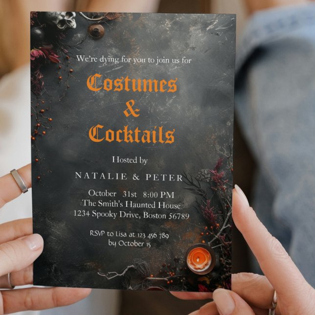 Halloween Boos & Booze Party Invitation (Creator Uploaded)
