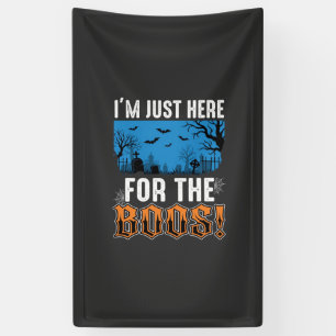 Halloween Boos Ghost Graveyard Vector Design_1 Banner