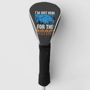 Halloween Boos Ghost Graveyard Vector Design_1 Golf Head Cover