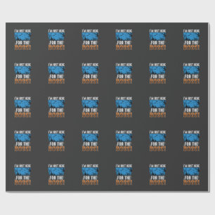 Halloween Boos Ghost Graveyard Vector Design_1 Wrapping Paper