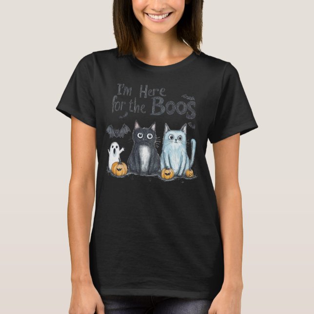 Halloween Boos para Catrachas 01 T-Shirt (Front)