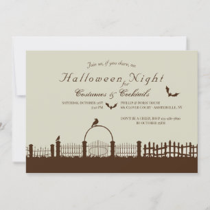 Halloween Border Invitation