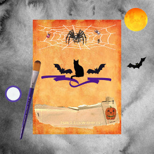 Halloween Borders Scrapbook Sheet