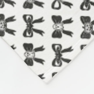Halloween Bows Fleece Blanket