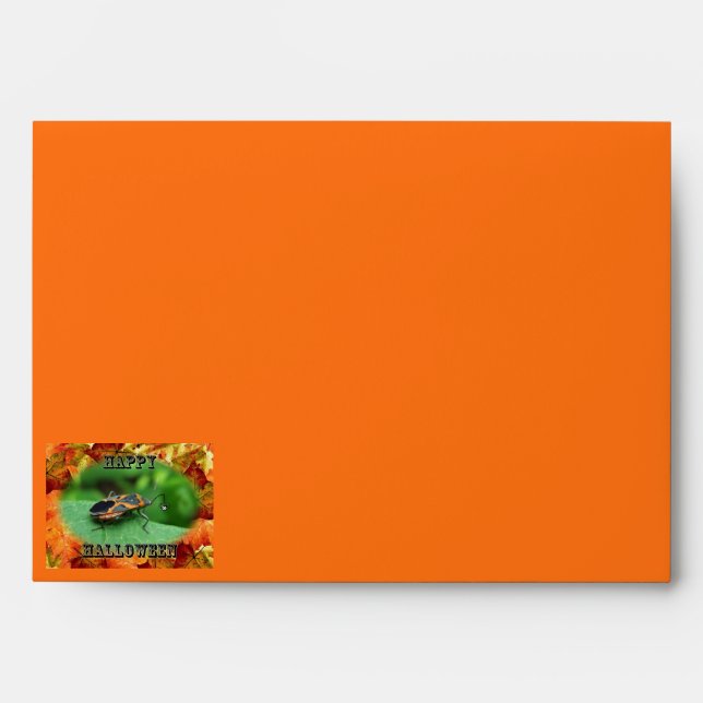Halloween Box Elder Bug Coordinating Items Envelop Envelopes (Front)