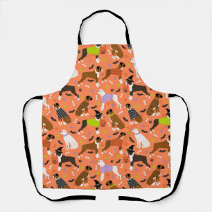 Halloween Boxer Dog Apron