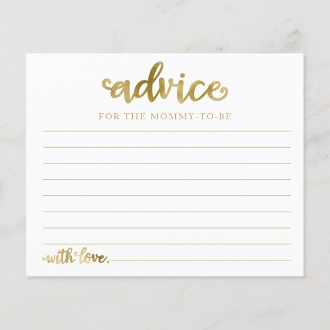 Halloween Boy Baby Shower Advice Cards (Front)