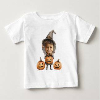 Halloween Boy Face Personalized  Baby T-Shirt