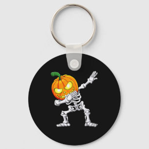 Halloween Boys Dabbing Skeleton Y Pumpkin Jack O L Key Ring