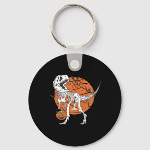 Halloween Boys Dinosaur Skeleton T Rex Scary Pumpk Key Ring