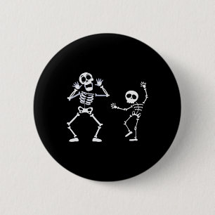 Halloween Boys Girls Kids Skeleton Griddy Dance T 6 Cm Round Badge
