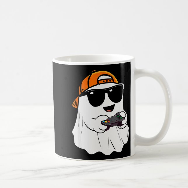 Halloween Boys Kids Ghost Gamer Y Costume Gaming M Coffee Mug (Right)