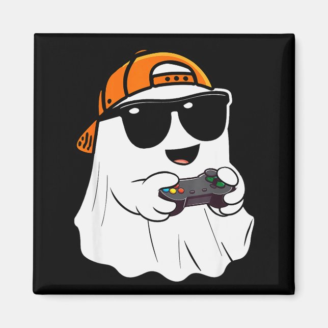 Halloween Boys Kids Ghost Gamer Y Costume Gaming M Magnet (Front)