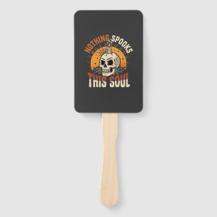 Halloween Brave Skeleton Night Hand Fan