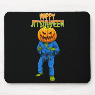 Halloween Brazilian Jiu Jitsu Pumpkin BJJ Mouse Mat