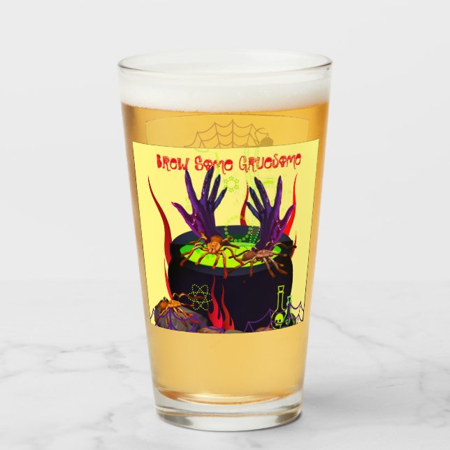 Halloween  Brew Glass (Front Filled)