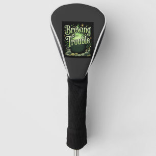 Halloween Brewing Trouble Witch Cauldron Potion De Golf Head Cover