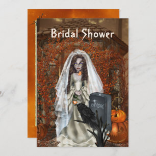 Halloween Bridal Shower Invitation