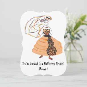 Halloween Bridal Shower Invitation